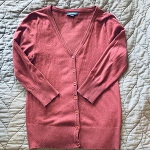 ModCloth Charter School Cardigan in Mauve